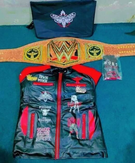 Bray Wyatt Tribute Bundle (Belt, Leather Jacket, Leather Gloves, Belt Bag)