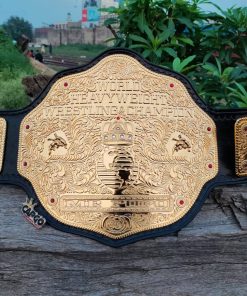 WCW Big Gold Championship Belt for Sale – Premium CNC Engraved, 24K Gold Plated with Custom Options by Capgo