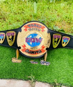 Alternative view of ECW World Television Championship Belt | ECW TV Title Replica For Sale
