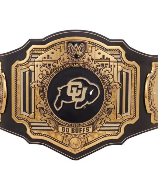 WWE Colorado Buffaloes College Legacy Championship Title Belt